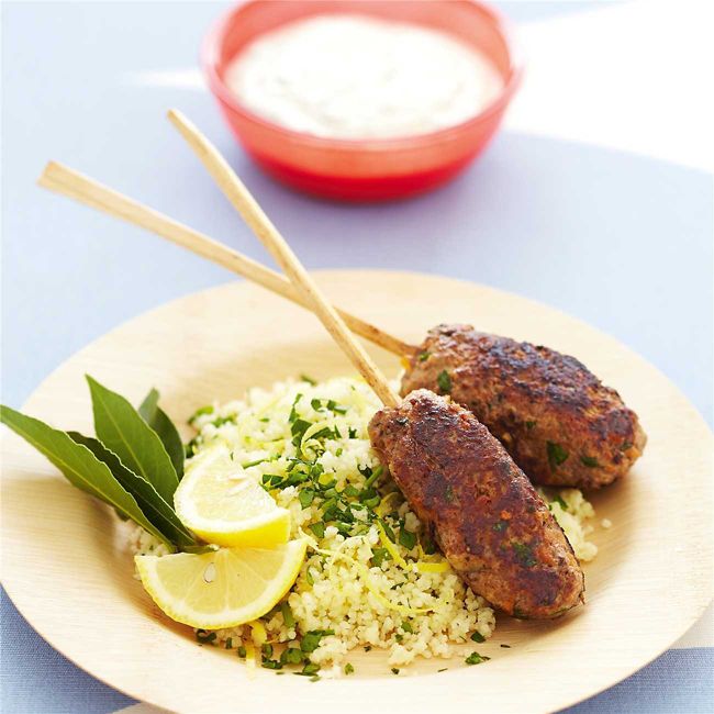 Beef Koftas with Mint Yoghurt