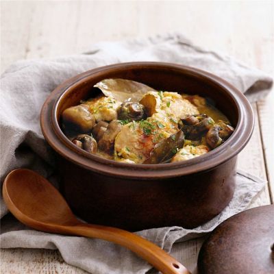 Chicken, Leek & Mushroom Casserole