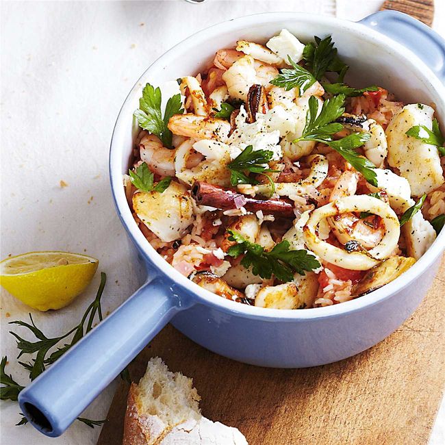 Seafood Pilaf