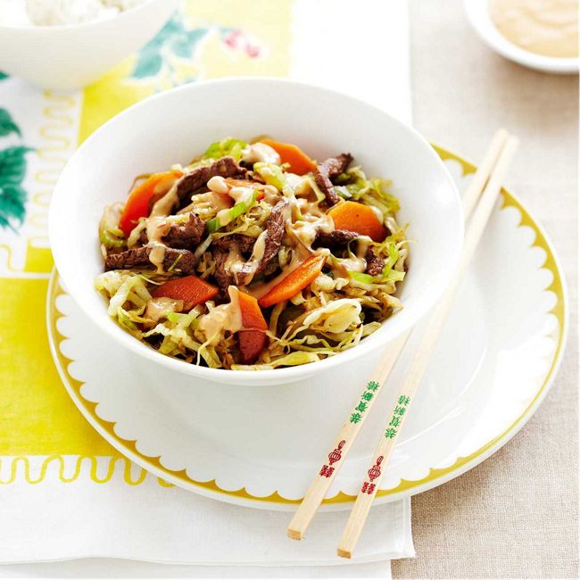 Beef & Sprout Stir-fry