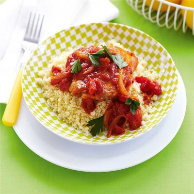 Moroccan Chicken with Couscous Salad