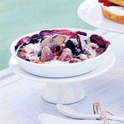 Berry Custard Gratin