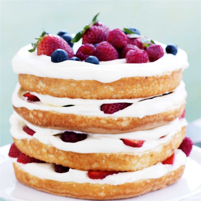 Berry & Lemon Cream Sponge
