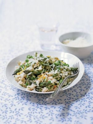 Asparagus, Mint & Lemon Risotto