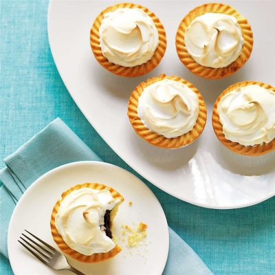 Chocolate Meringue Tarts