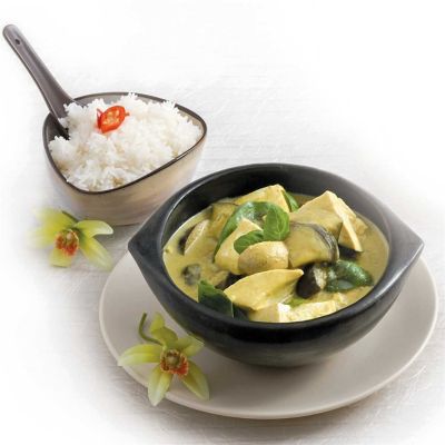 Chicken & Mushroom Green Curry