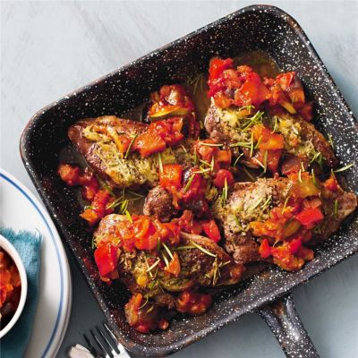 Sweet Pepper Steak & Grilled Vegie Salad
