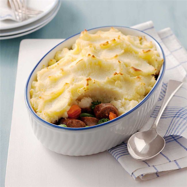 Sausage Shepherd's Pie