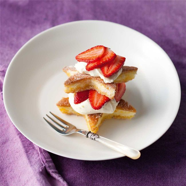 Strawberry Doughnut Stars