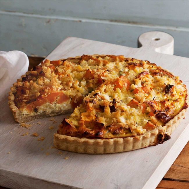 Vegetarian Sweet Potato & Cottage Cheese Pie