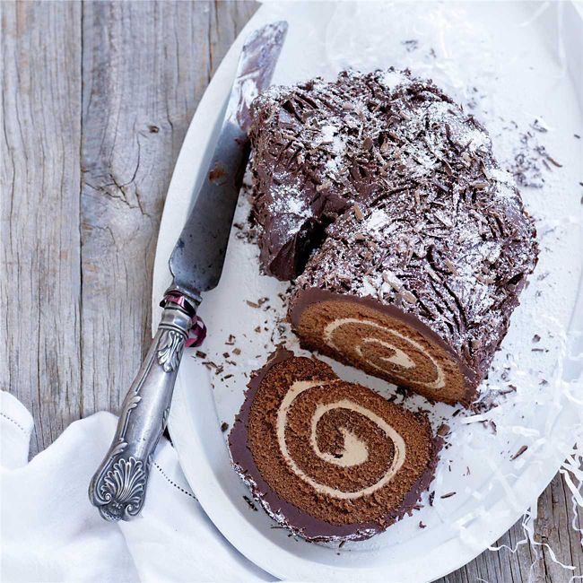 Chocolate Yule log