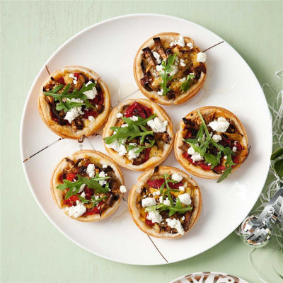 Deli Tarts with Goats Cheese