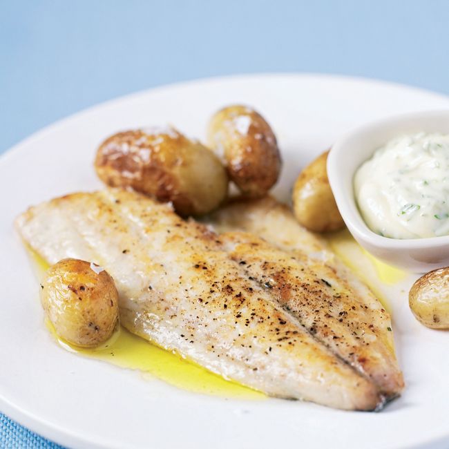Bream With Baby Potatoes