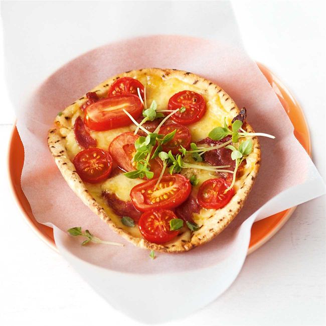 Turkish Pizza with Avocado Tzatziki