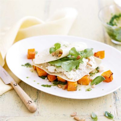 Pumpkin & Ricotta Lasagne