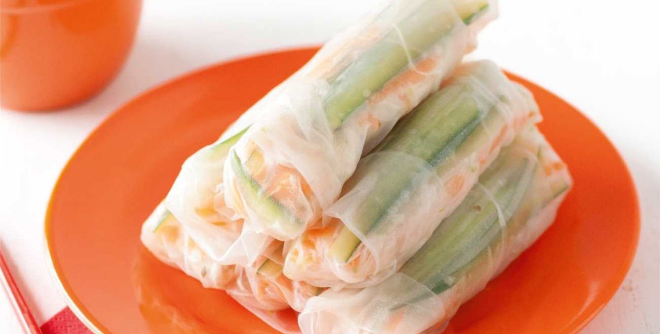 Vietnamese Fresh Summer Spring Rolls With Vine Sweet Minicaps Recipe Woolworths