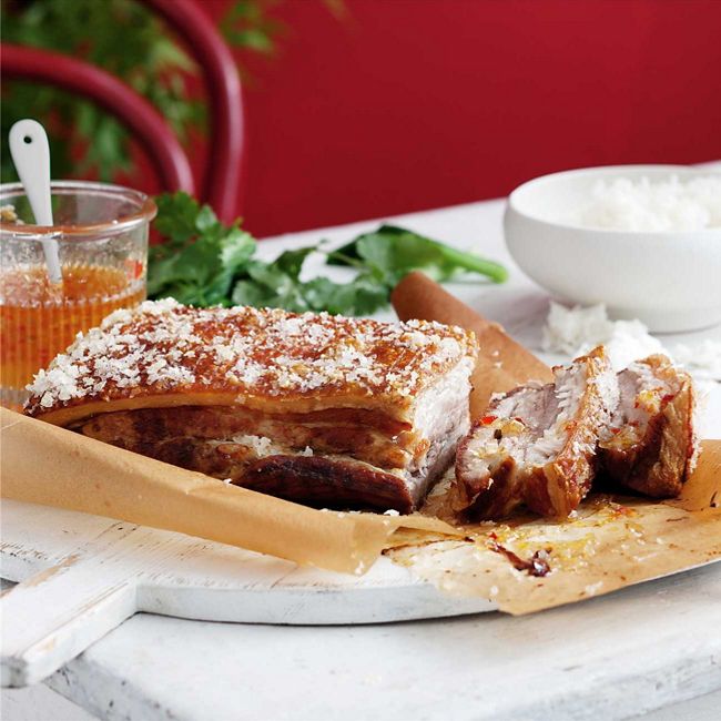 Pork Belly with Sticky Caramel Sauce