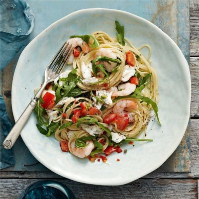 Spaghetti with Crab & Prawns