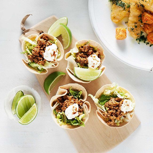 Vegetarian Mexican Cups