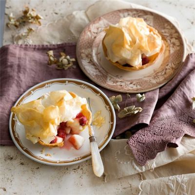 Raspberry & Pear Individual Pies