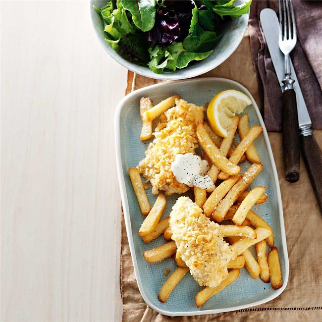 Baked Fish & Chips