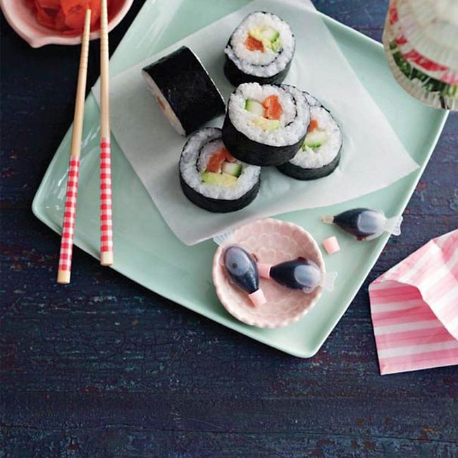 Smoked Salmon Sushi