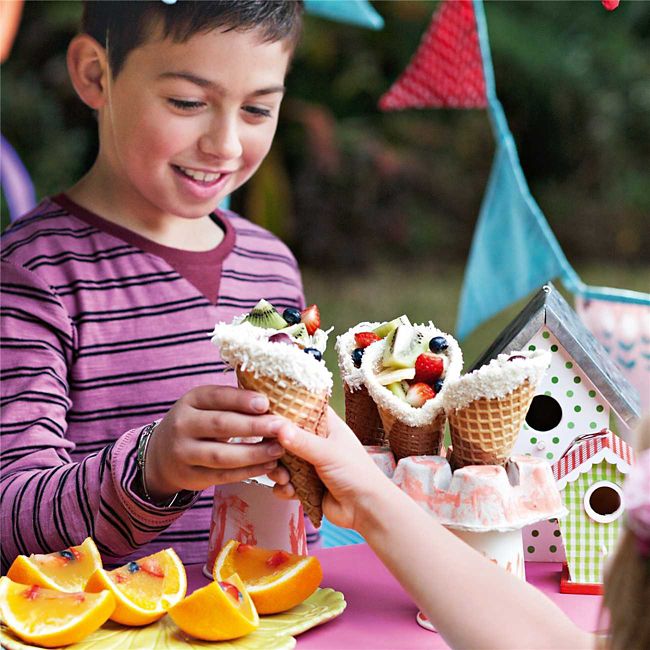 Fruity Waffle Cones