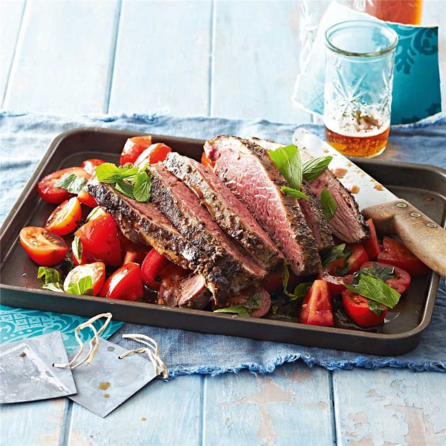 Marinated Lamb & Tomato Salad