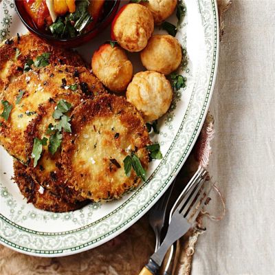 Crumbed Eggplant