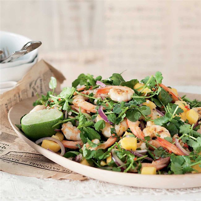 Prawn, Mango & Watercress Salad