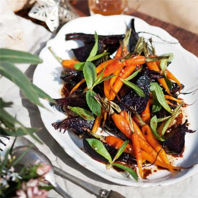 Roast Beetroot & Carrots