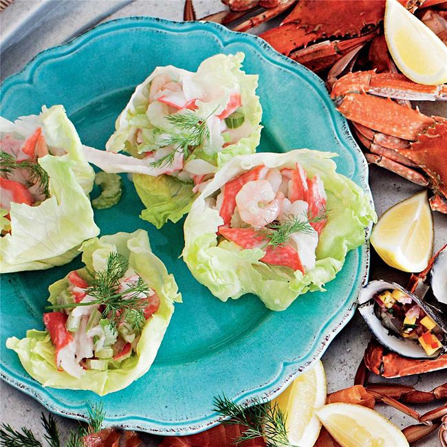 Seafood San Choy Bow