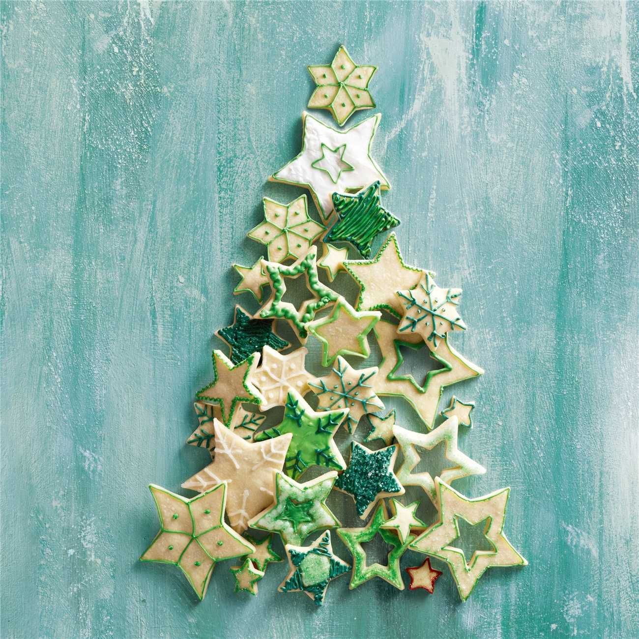 Star Cookie Christmas Tree