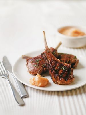 Lamb Cutlets With Quince Aioli