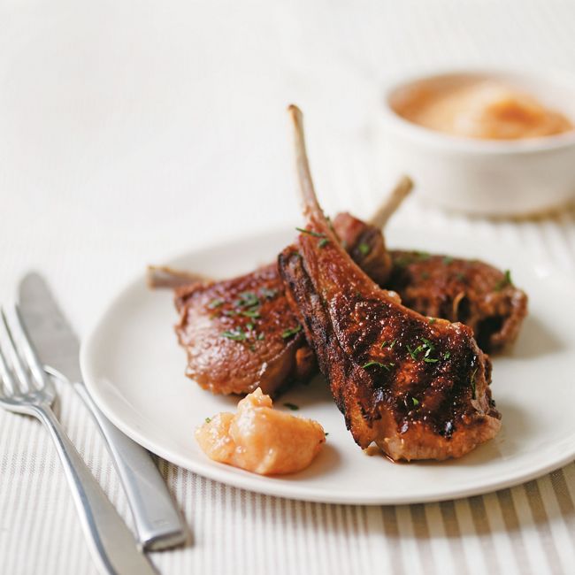 Lamb Cutlets With Quince Aioli