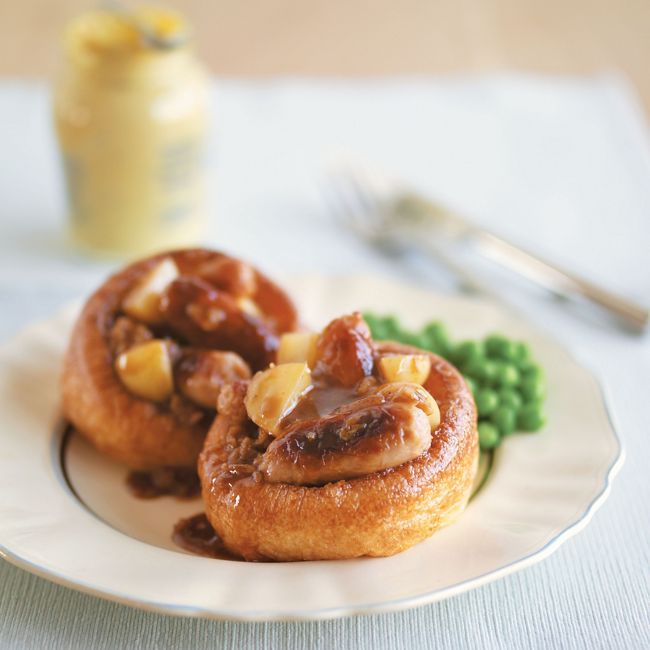 Sausages With Yorkshire Puddings