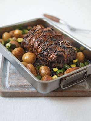 Pot-roasted Lamb With Figs