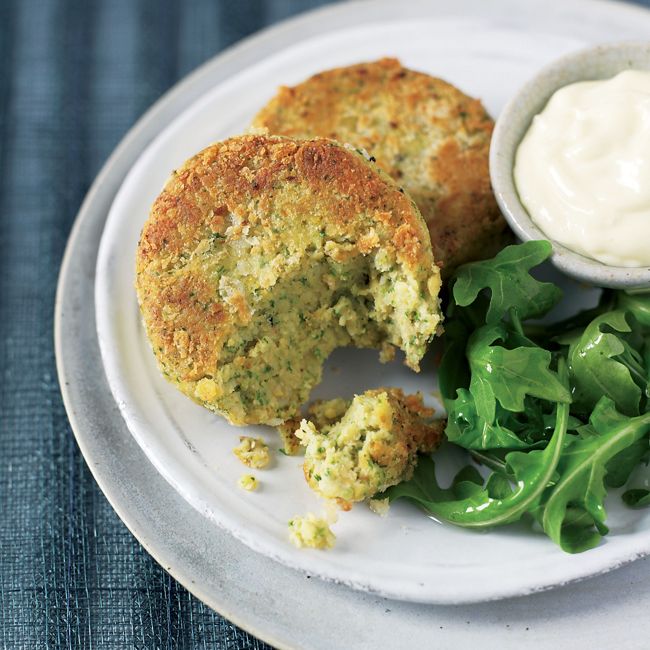 Herby Chickpea Crab Cakes