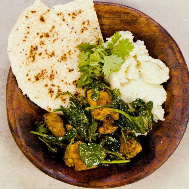 Chicken Tikka Curry With Cauliflower Mash