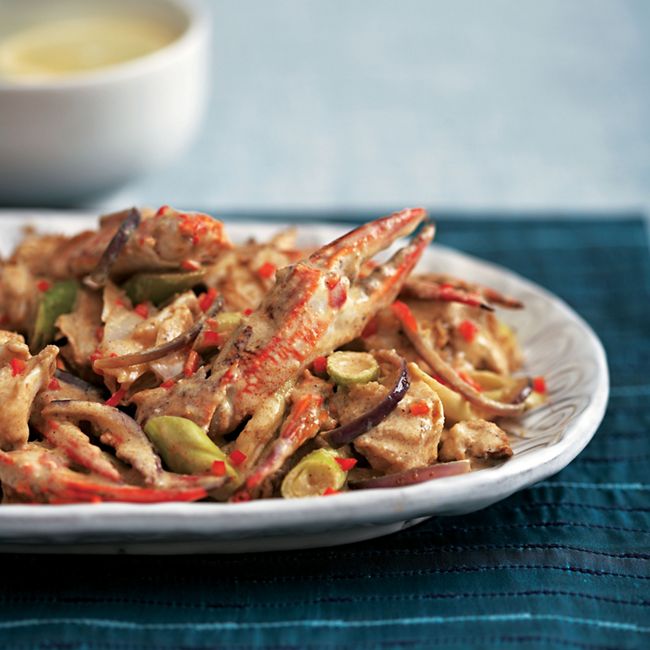 Spicy Cracked Crabs