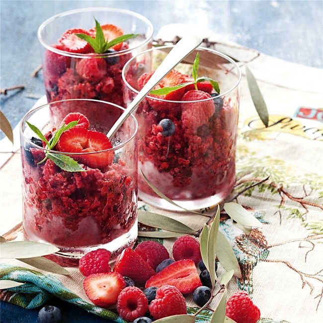 Dairy-Free Berry Granita