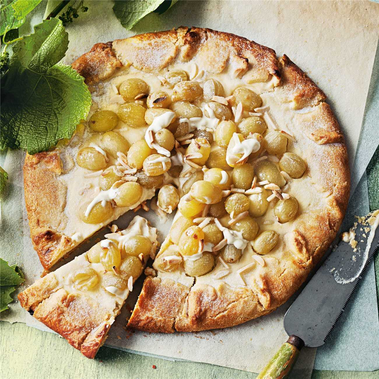 Grape & Ricotta Crostata