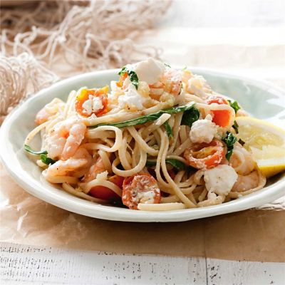 Prawn & Garlic Linguine