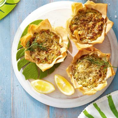 Zucchini & Ricotta Pies