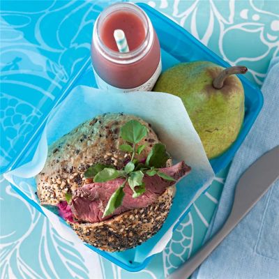 Roast Beef Roll & Beetroot Spread