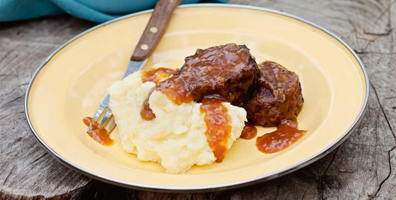 Rissoles with Onion Gravy Recipe Woolworths
