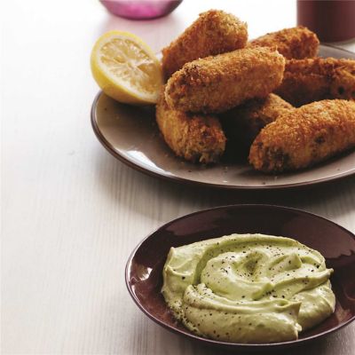Croquette & Avocado Dip