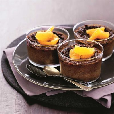 Jaffa Custard with Mandarins