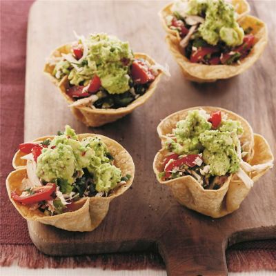Mexican Chicken Tortillas with Avocado