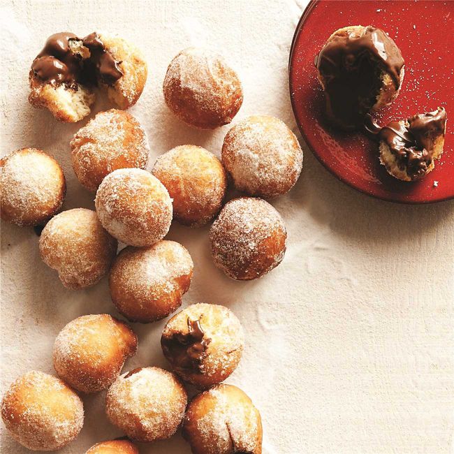 Mini Chocolate Donuts